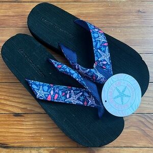 NWT Salty Starfish Flip Flops